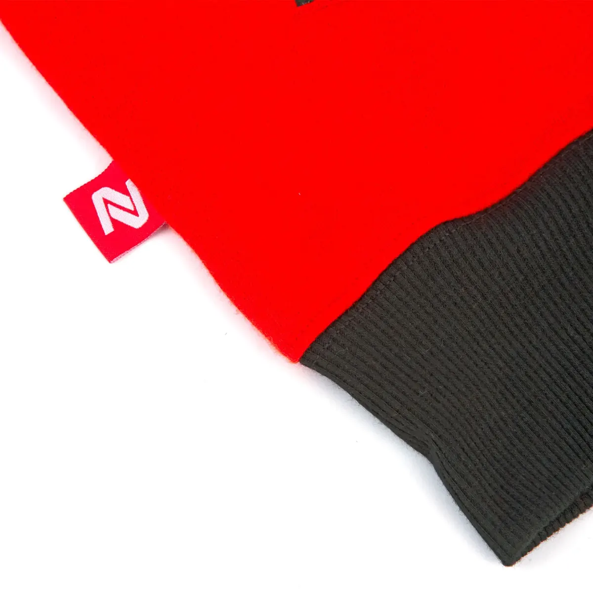 Nytro Zipped Hoody Black, Dark Marl Grey and Red - Image 7